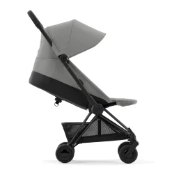 Coya Stroller - Matte Black Frame with Mirage Grey Seat