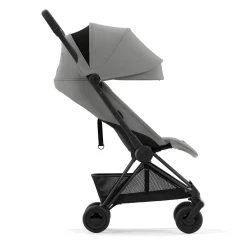 Coya Stroller - Matte Black Frame with Mirage Grey Seat