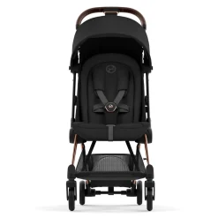 Coya Stroller - Rose Gold Frame with Sepia Black Seat