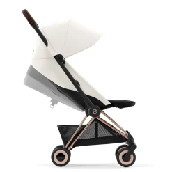 Coya Stroller - Rose Gold Frame with Off-White Seat