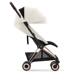 Coya Stroller - Rose Gold Frame with Off-White Seat