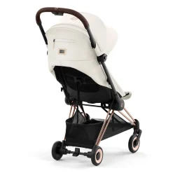 Coya Stroller - Rose Gold Frame with Off-White Seat