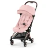 Coya Stroller - Rose Gold Frame with Peach Pink SeatP