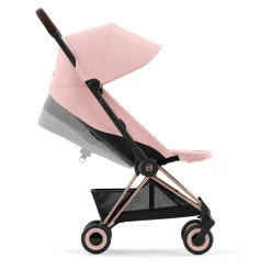 Coya Stroller - Rose Gold Frame with Peach Pink SeatP