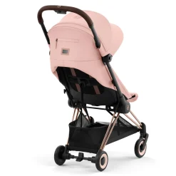 Coya Stroller - Rose Gold Frame with Peach Pink SeatP