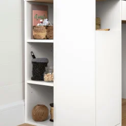 Craft Table with Hutch - Crea Pure White