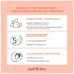 Craft Table with Storage - Axess Weathered Oak