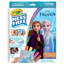 Crayola Color Wonder Mess-Free Glitter Paper & Markers Kit - Frozen