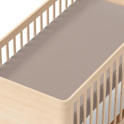 Crib Fitted Sheet - Beige