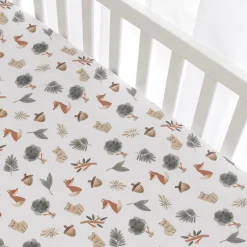 Crib Fitted Sheet - Forest Retreat