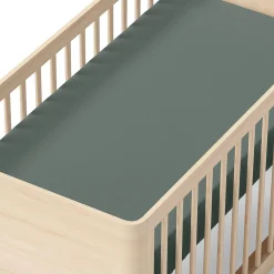 Crib Fitted Sheet - Green forest