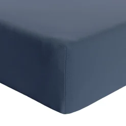 Crib Fitted Sheet - Navy