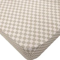 Crib Fitted Sheet - Plaid