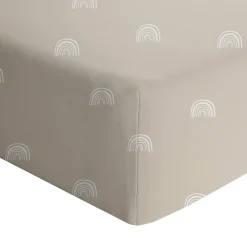 Crib Fitted Sheet - Rainbow