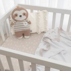 Crib Fitted Sheet - Rainbow