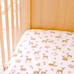 Crib Fitted Sheet - Sophia Garden