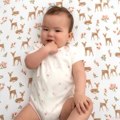 Crib Fitted Sheet - Sophia Garden