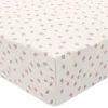 Crib Fitted Sheet - Strawberries