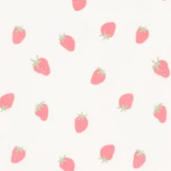 Crib Fitted Sheet - Strawberries