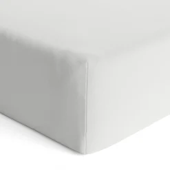 Crib Fitted Sheet - White Ivory