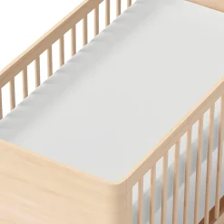 Crib Fitted Sheet - White Ivory