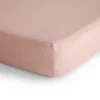 Crib Fitted Sheet Muslin - Blush