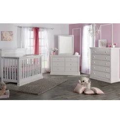 Crib Modena Vintage White