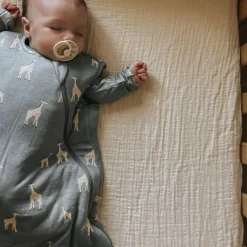 Crib Sheet - Muslin Greige