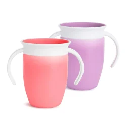 Cup 360 7oz (2) Pink Purple
