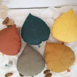 Cushion Birch Leaf - Olive