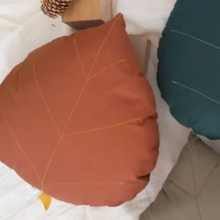 Cushion Birch Leaf - Rust