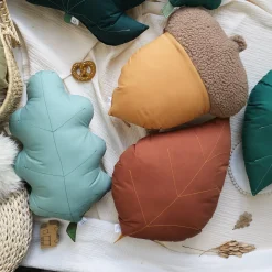 Cushion Birch Leaf - Rust