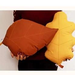 Cushion Birch Leaf - Rust