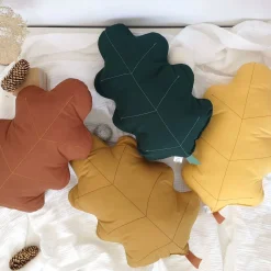 Cushion Birch Oak - Mustard