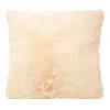 Cushion Fur Beige 45x45cm