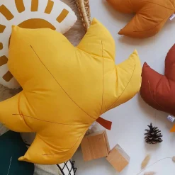 Cushion Maple Erable - Mustard