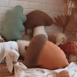 Cushion Oak Acorn - Burnt Orange