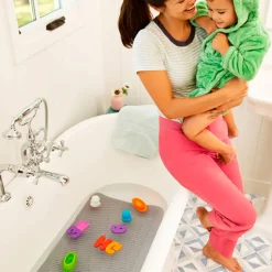 Cushioned Grey Bath Mat