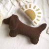 Dachshund Dog Pillow - Brown