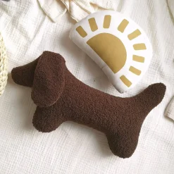 Dachshund Dog Pillow - Brown