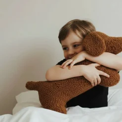 Dachshund Dog Pillow - Rust