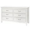 Darlington 6-Drawer Dresser - Warm White