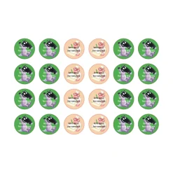 Daycare Name Labels - Little Wolf