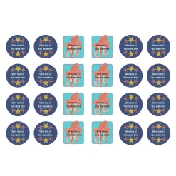 Daycare Name Labels - Ocean