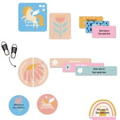 Daycare Name Labels - Unicorn Lexie