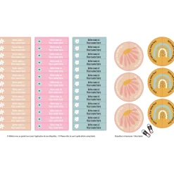 Daycare Name Labels - Unicorn Lexie