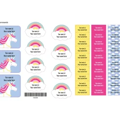Daycare Name Labels - Unicorn