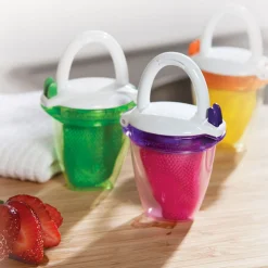 Deluxe Fresh Food Feeder - Yellow/Orange