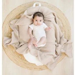 Deluxe Muslin Blanket - Beige