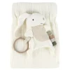 Deluxe Muslin Blanket + Rabbit Toy